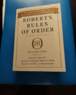Robert's Rules of Order Newly Revised, 12th edition