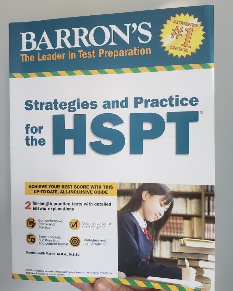 9781438010946.jpg Strategies and Practice for the HSPT (Barron's Test Prep) - Image 1