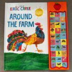 World of Eric Carle, Around the Farm 30-Button Animal Sound Book - Great for First Words - PI Kids
