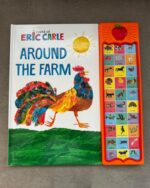World of Eric Carle, Around the Farm 30-Button Animal Sound Book - Great for First Words - PI Kids
