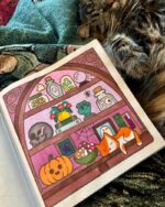Spooky Cutie: Coloring Book for Adults and Teens Featuring Adorable Creepy Creatures in Cozy Hygge Moments for Relaxation (Cozy Spaces Coloring) - Image 3