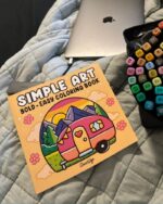 Simple Art: Coloring Book for Adults and Teens, Bold and Easy Designs for Relaxation with Minimalist Features