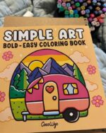Simple Art: Coloring Book for Adults and Teens, Bold and Easy Designs for Relaxation with Minimalist Features - Image 3