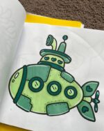 Ocean Scene: Coloring Book for Adults and Kids, Bold and Easy Designs for Relaxation with Sea Life - Image 2