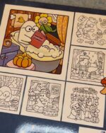 Little Spooky: Coloring Book for Adults and Teens Featuring Cute Creepy Creatures in Cozy Hygge Moments for Relaxation - Image 3