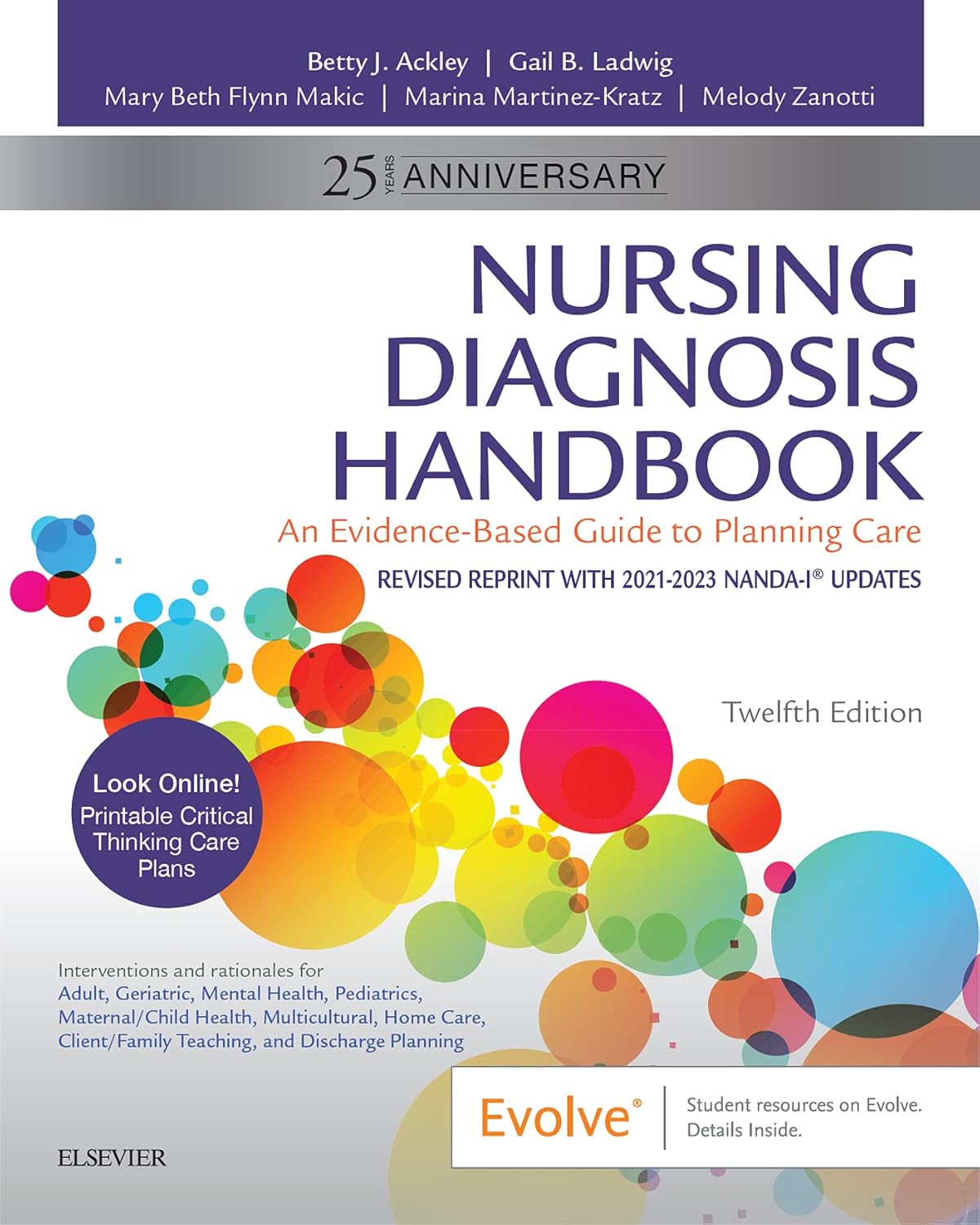 3fe65dca96810fa83ed34faec7155f895920228831ba7933d3dbe23d885bf856.jpg Nursing Diagnosis Handbook 12th Edition Revised Reprint with 2021-2023 NANDA-I Updates - Image 1