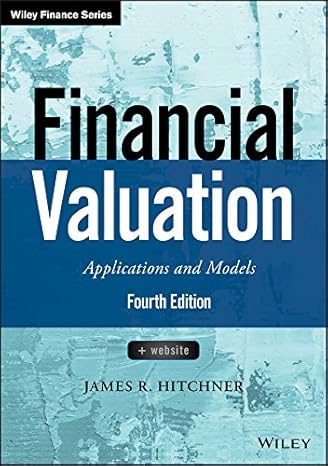 4e4c9d8dbcc3da20f6ea6c2fd04c3525bd072939a14ee98e623a2c34c941e83d.jpg Financial Valuation - Applications and Models 4th Edition - Image 1