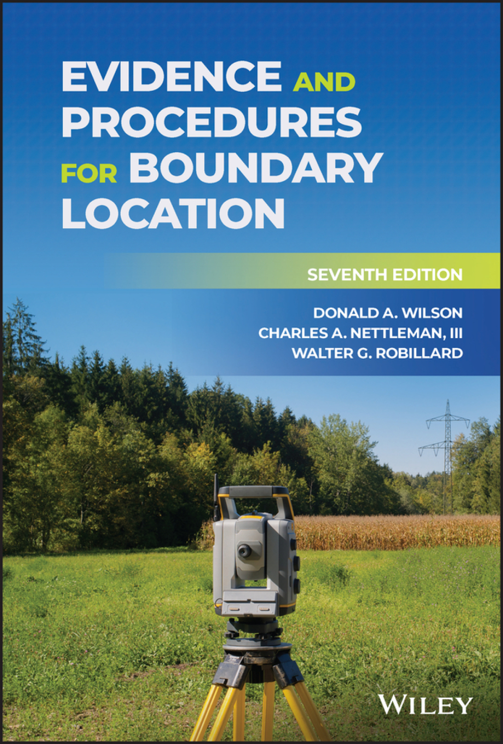 9781119719434.jpg Evidence and Procedures for Boundary Location 7th Edition - Image 1