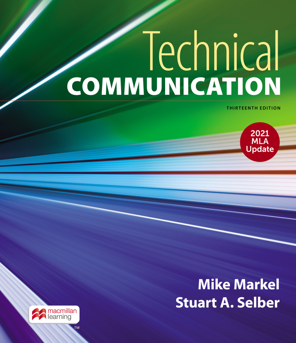 mech_Markel-TechComm13-072621-ePub_Update-ISBN_9781319459703.ind Technical Communication with 2021 MLA Update 13th Edition - Image 1