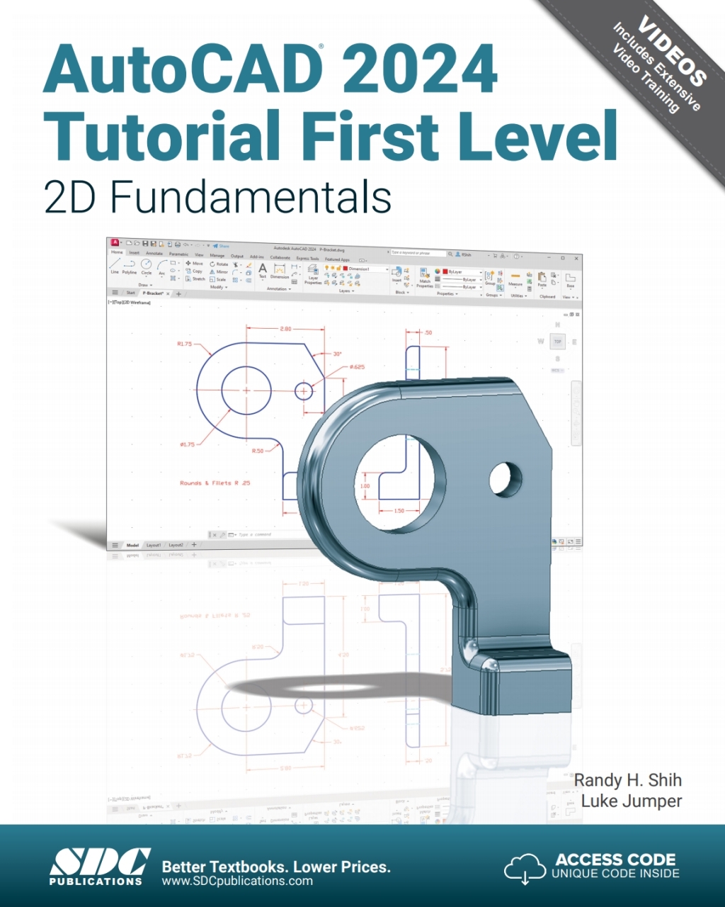 9781630568306.jpg AutoCAD 2024 Tutorial First Level 2D Fundamentals 17th Edition - Image 1