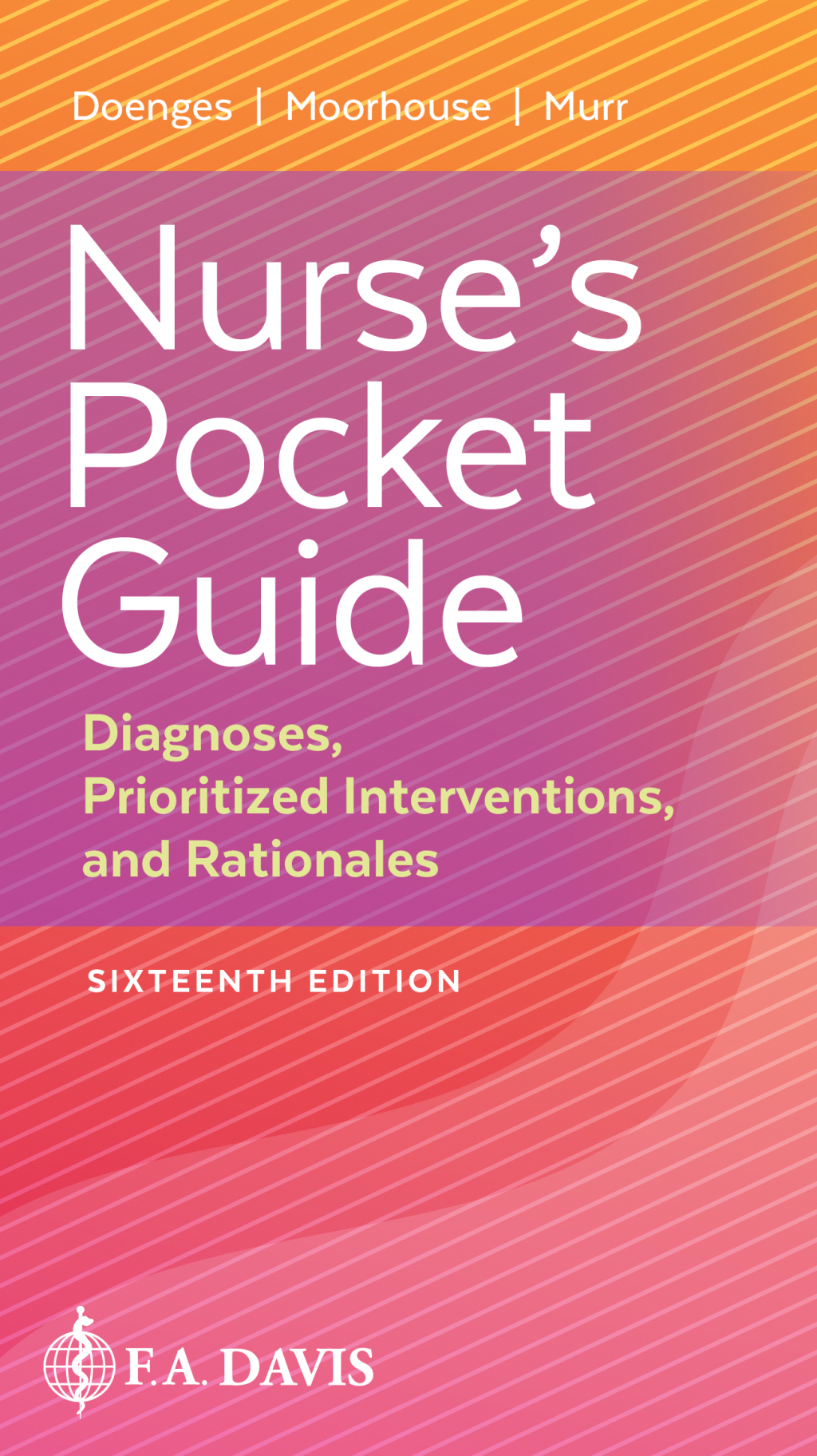 9781719647670.jpg Nurse's Pocket Guide 16th Edition Diagnoses, Prioritized Interventions, and Rationales - Image 1