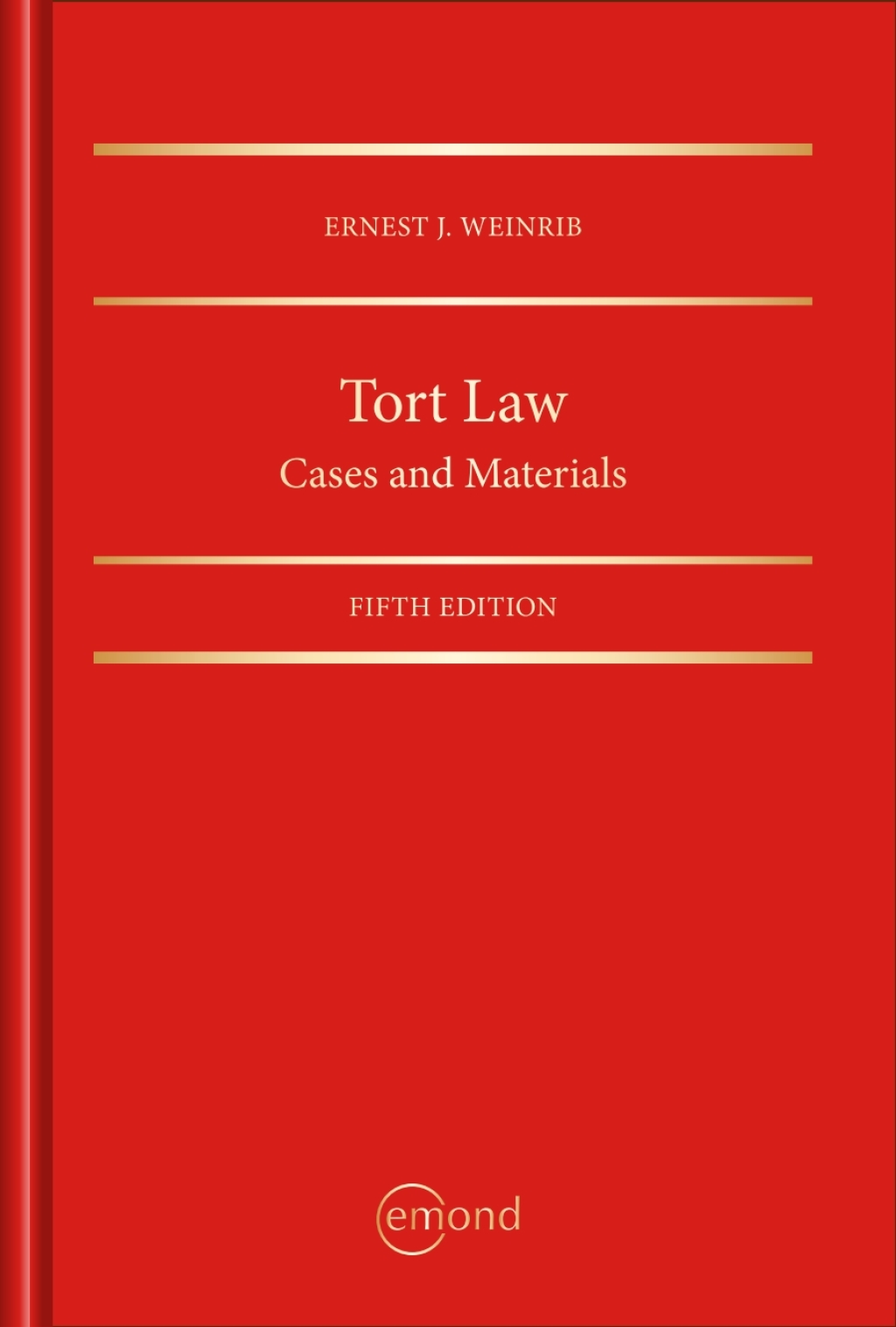 9781772555813.jpg Tort Law - Cases and Materials 5th Edition - Image 1