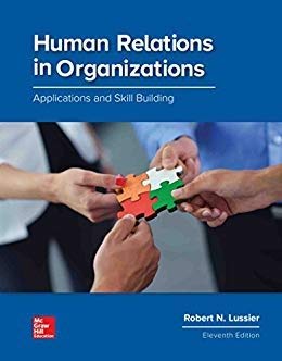 Version 1.0.0 Human Relations in Organizations - Applications and Skill Building 11th Edition - Image 1