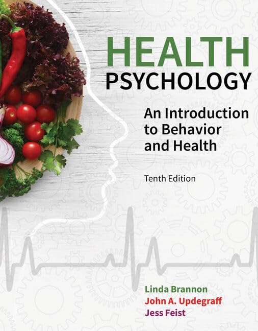 Version 1.0.0 Health Psychology - An Introduction to Behavior and Health 10th Edition - Image 1